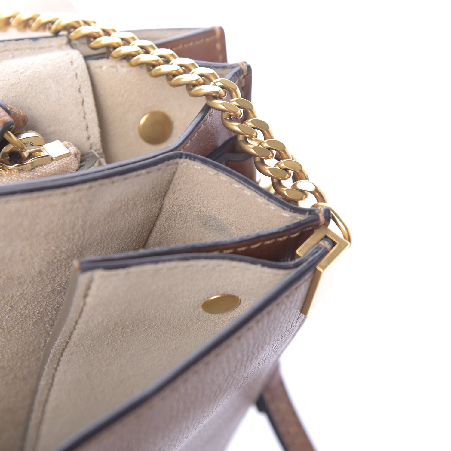 Chloe Goatskin Medium Faye Shoulder Bag Caramel 7 of 14