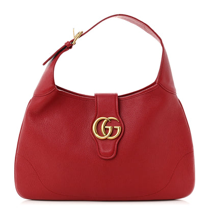 Gucci Goatskin Medium Aphrodite Shoulder Bag Hibiscus Red 3 of 11
