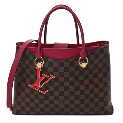 Louis Vuitton Damier Ebene LV Riverside Lie De Vin 1 of 9