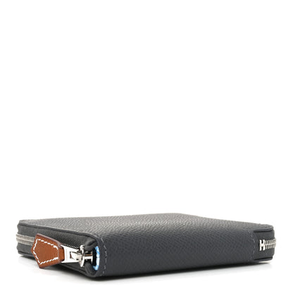 Hermes Epsom Silk'In Compact Wallet Ardoise Brume 4 of 8