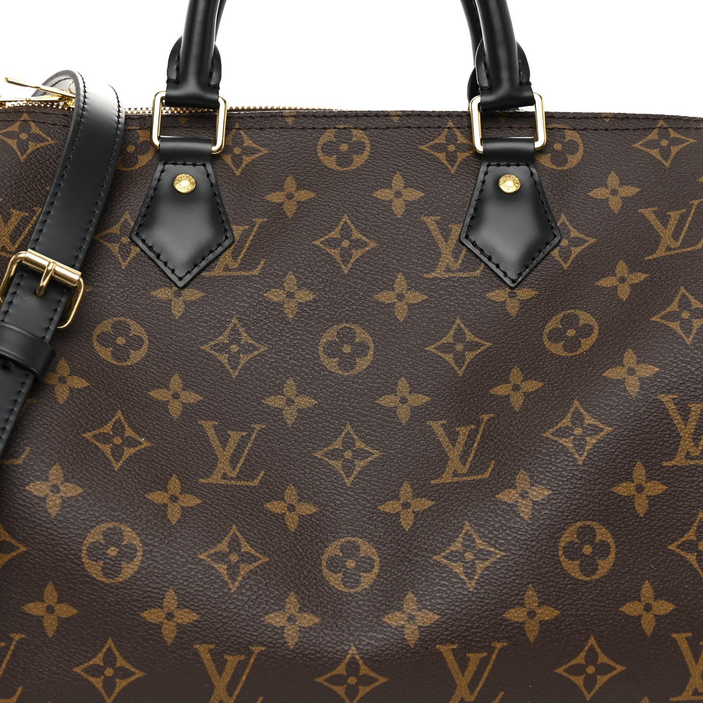 LOUIS VUITTON Monogram My World Tour Speedy Bandouliere 30 Black