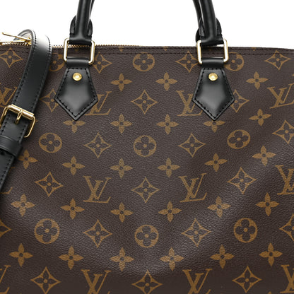 Louis Vuitton LOUIS VUITTON Monogram My World Tour Speedy Bandouliere 30 Black 7 of 9