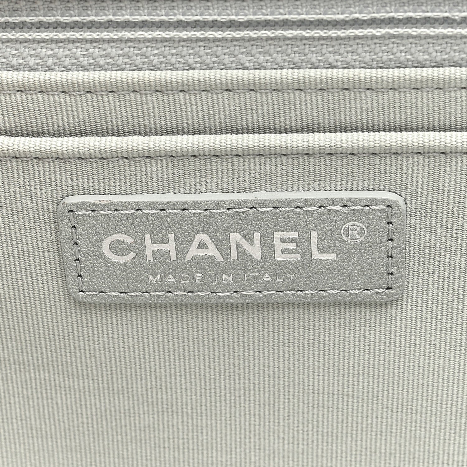 Chanel Metallic Lambskin Quilted XXL Travel Flap Bag Silver 6 of 9