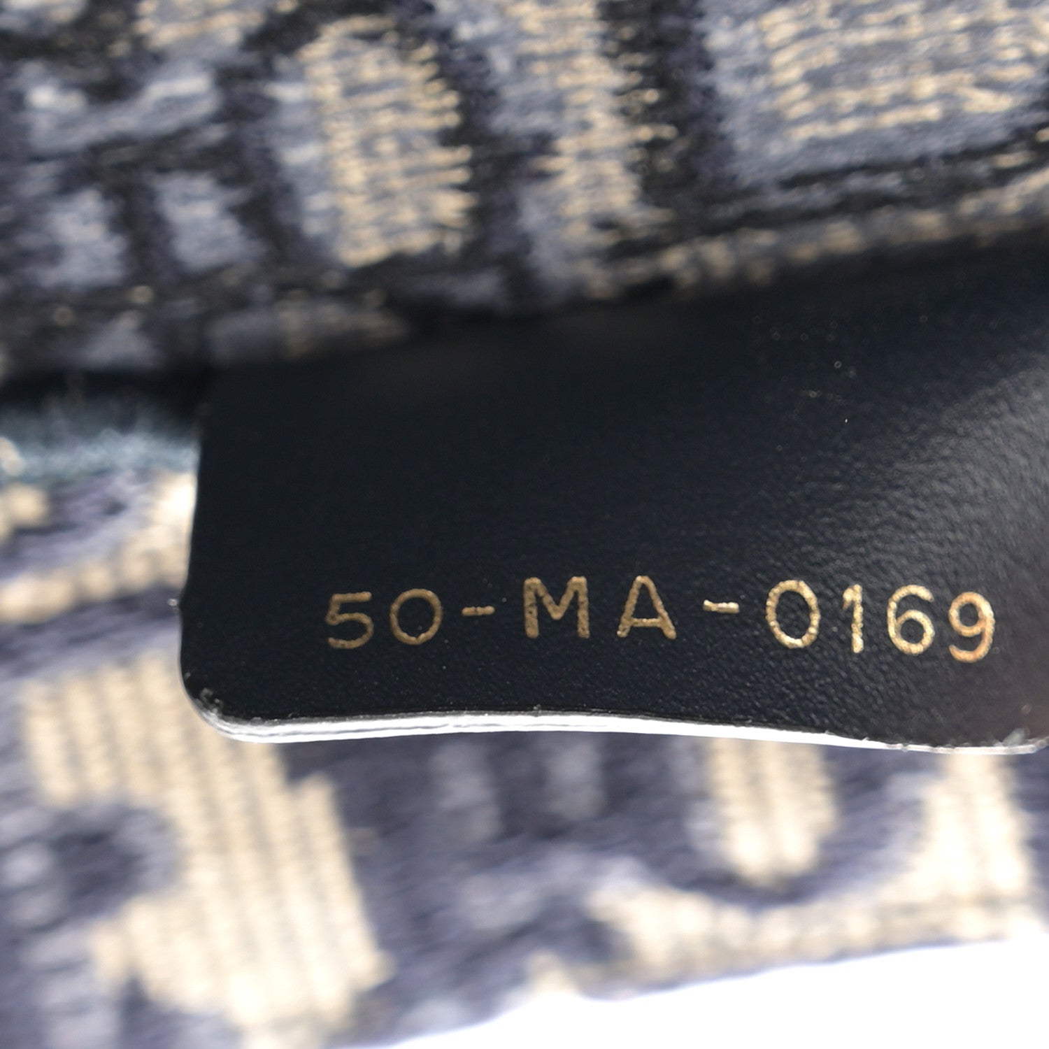 Christian Dior Oblique Large Book Tote Blue Multicolor 7 of 12