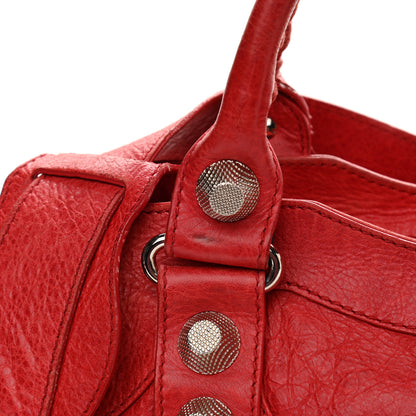 Balenciaga Agneau Giant 21 Silver Hardware City Rouge Coquelicot 12 of 21