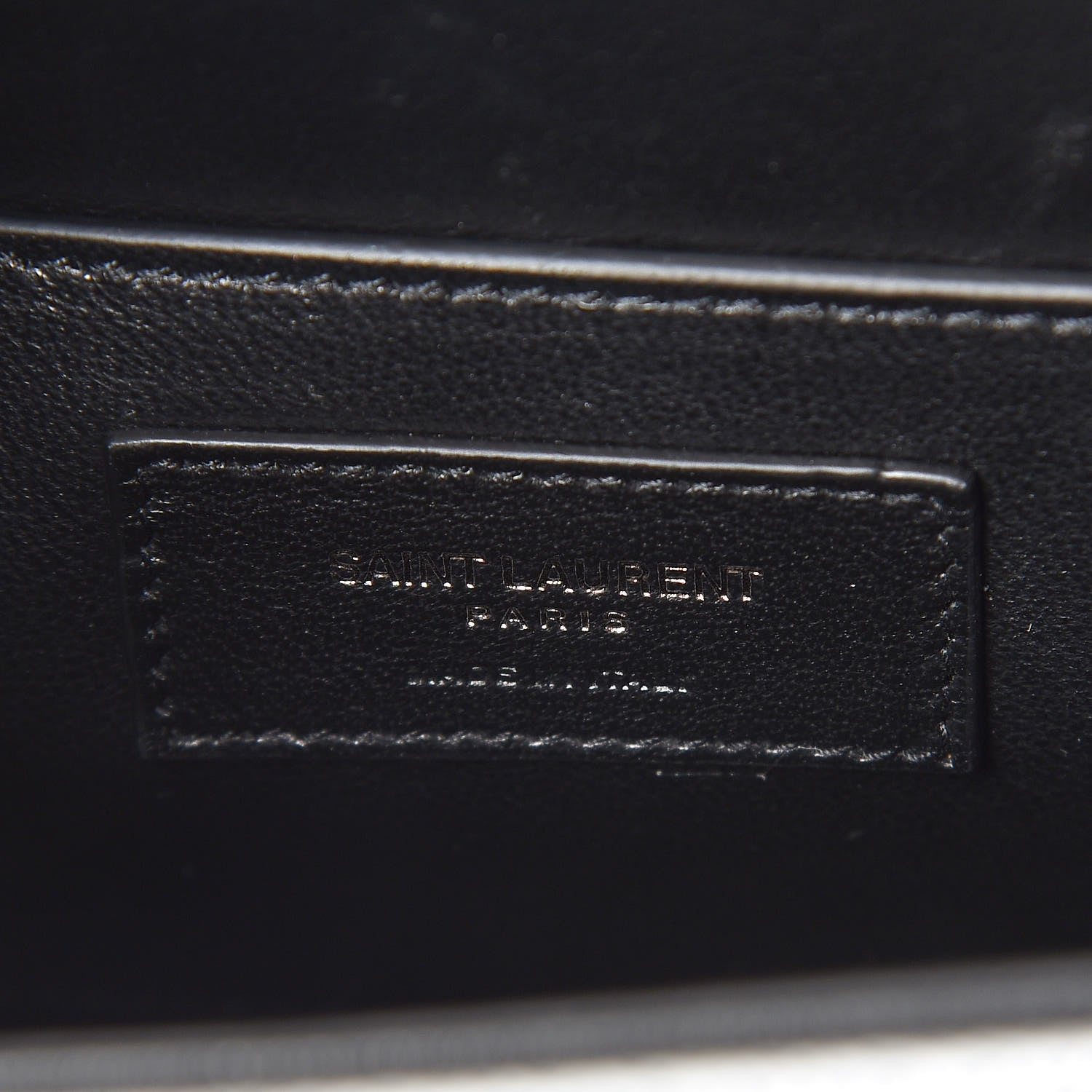 Saint Laurent Grain De Poudre Monogram Medium Sulpice Shoulder Bag Silver 6 of 8