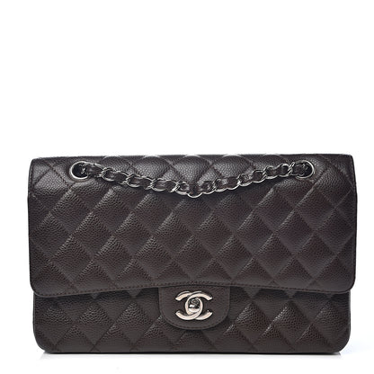 Chanel Caviar Quilted Medium Double Flap Brown 1 of 9