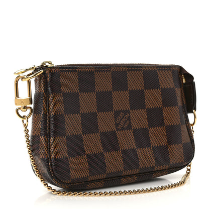Louis Vuitton Damier Ebene Mini Pochette Accessories 3 of 12