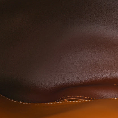 Chloe Shiny Calfskin Goatskin Medium Aby Bi-Color Bucket Bag Autumnal Brown 11 of 11