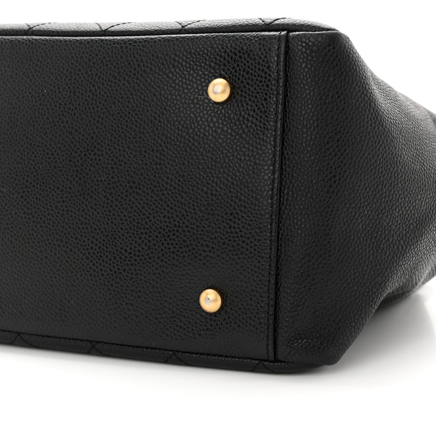 Caviar Quilted Petit Timeless Tote PTT Black