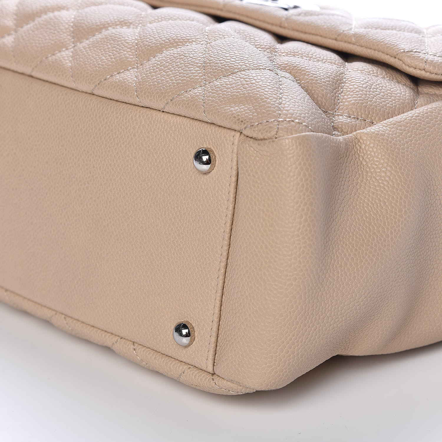 Chanel Caviar Quilted Easy Zip Tote Beige 11 of 11