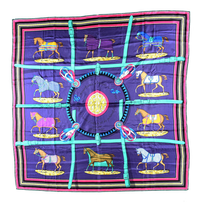 Hermes Silk Couvertures Et Tenues de Jour Scarf 140 2 of 7