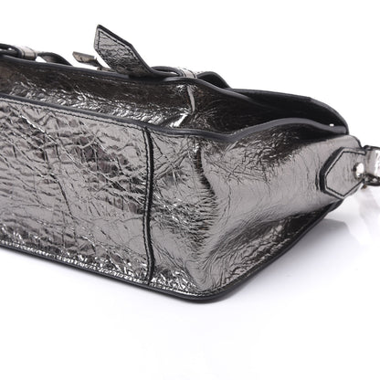 Proenza Schouler Metallic Lambskin Tiny PS1 Satchel Silver 6 of 9