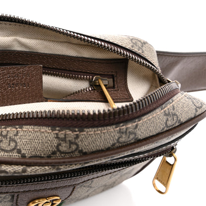 Gucci Soft GG Supreme Monogram Medium Ophidia Belt Bag Dark Brown 7 of 10