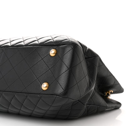Chanel Caviar Quilted Flap Tote Black 10 of 10