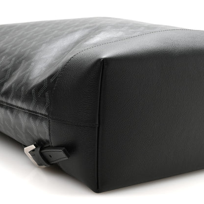 Goyard Goyardine Calfskin Cisalpin MM Backpack Jet Black 7 of 8