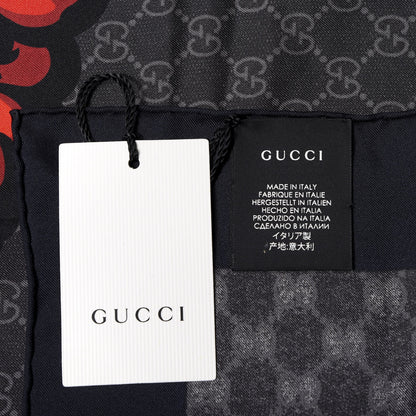 Gucci Silk Monogram Web Rainbow Eagle Scarf Multicolor 3 of 4