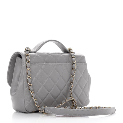 Chanel Caviar Quilted Medium Business Affinity Flap Grey 3 of 9