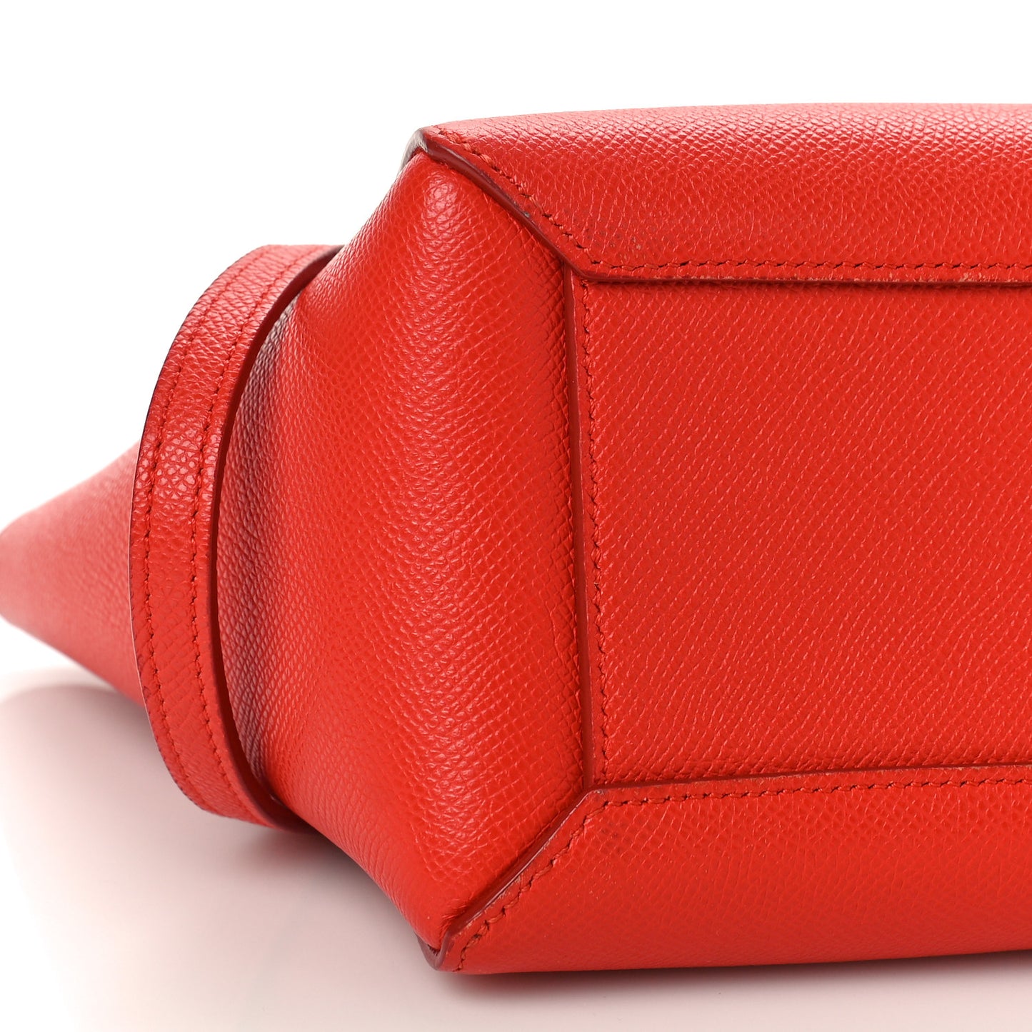 Grained Calfskin Nano Belt Bag Carnelian