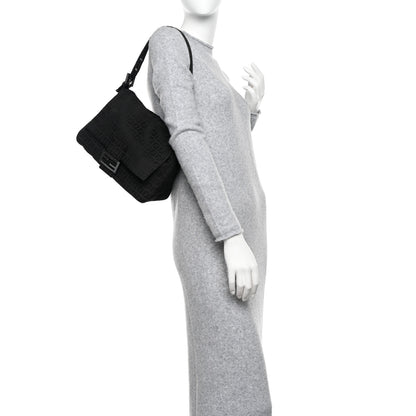 Fendi Zucchino Mama Baguette Black 2 of 19