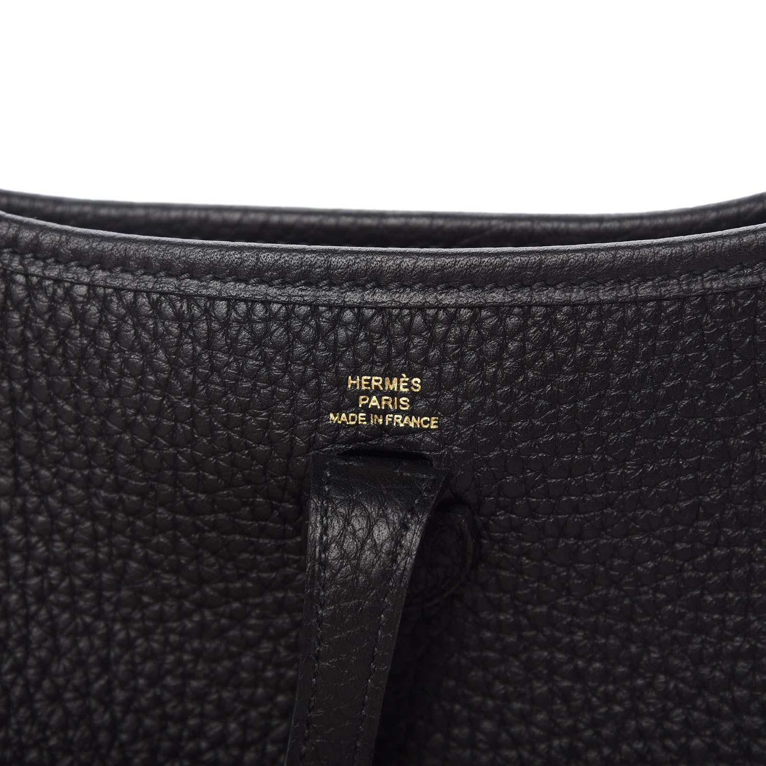 Hermes Taurillon Clemence Evelyne TPM Black 8 of 10