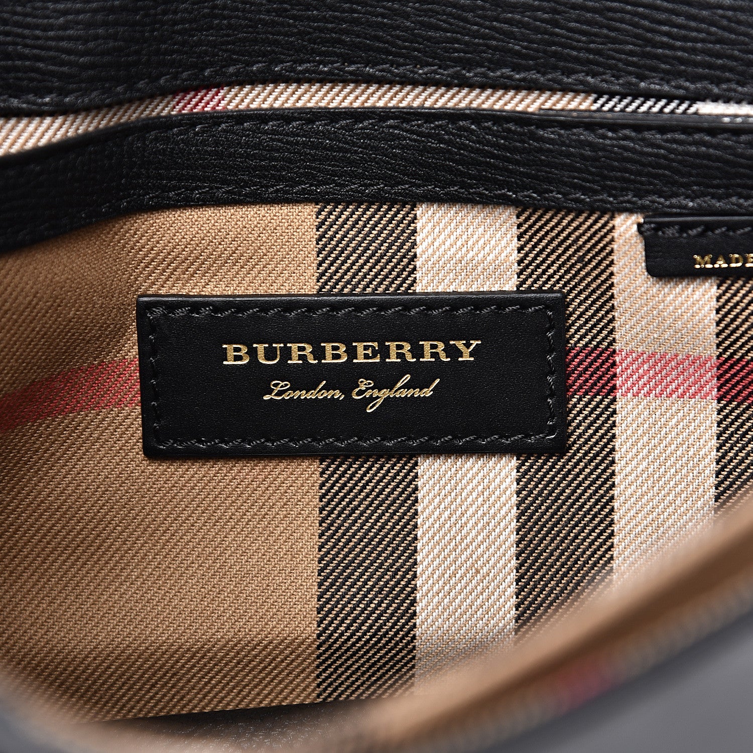 Burberry Grainy Calfskin Broguing Tassel Small Macken Crossbody Bag Black 5 of 14