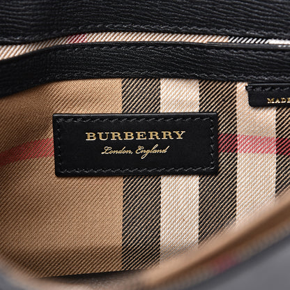 Burberry Grainy Calfskin Broguing Tassel Small Macken Crossbody Bag Black 5 of 14
