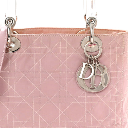 Christian Dior Lucite Nylon Cannage Medium Lady Dior Pink 8 of 10
