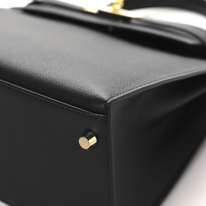 Hermes Epsom Kelly Sellier 28 Black 10 of 13