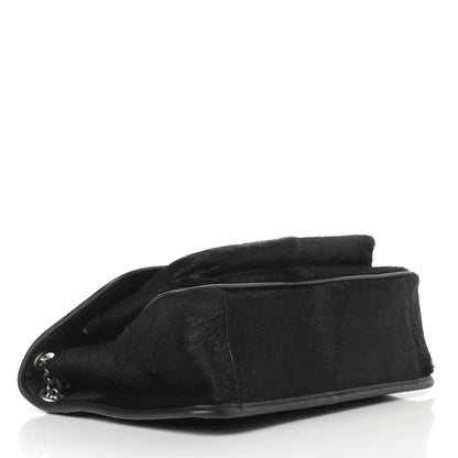 Saint Laurent Calf Hair Matelasse Monogram Medium Niki Chain Satchel Black 4 of 12