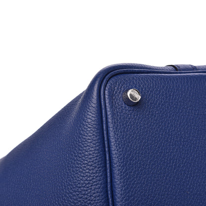 Hermes Taurillon Maurice Picotin Lock 18 PM Bleu Saphir 9 of 10