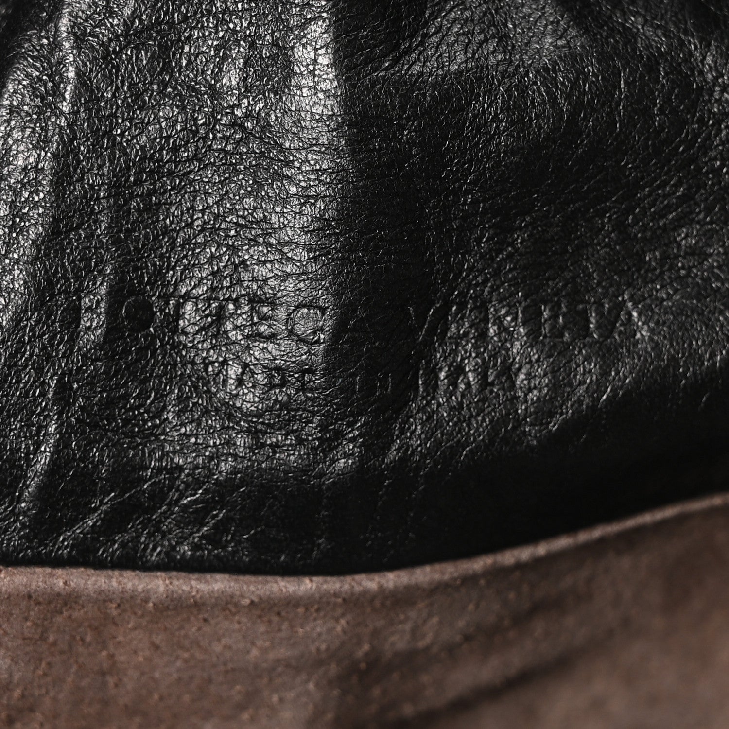 Bottega Veneta Grained Lambskin Intrecciato Large Shoulder Bag Black 6 of 9