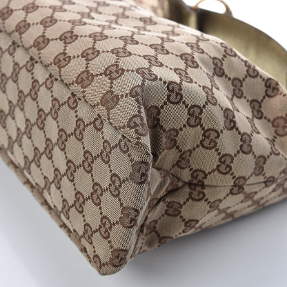 Gucci Monogram Medium Horsebit Chain Hobo Dark Brown 13 of 13