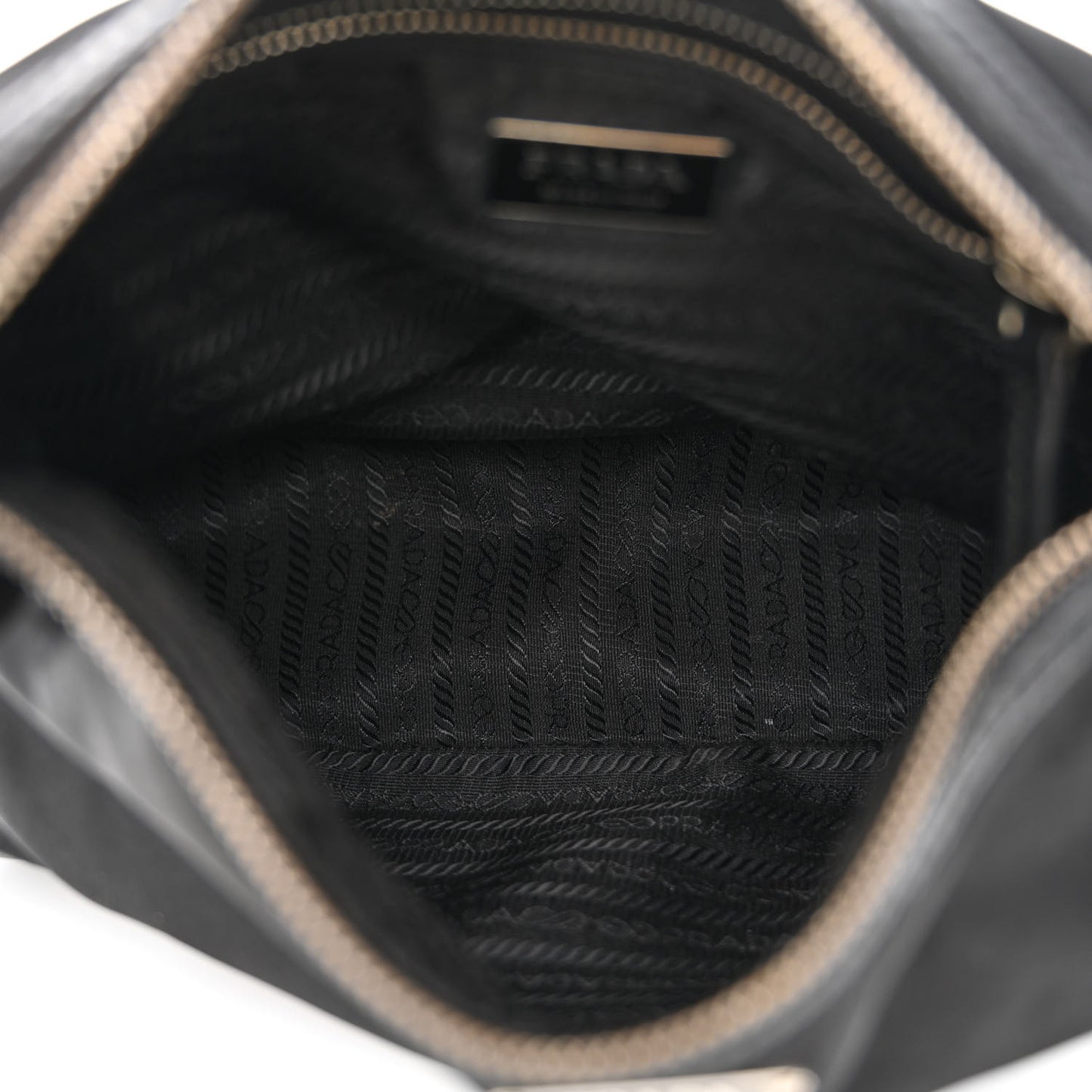 Tessuto Nylon Hobo Black