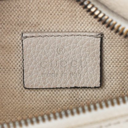 Gucci Grained Calfskin Small Logo Belt Bag White 6 of 8