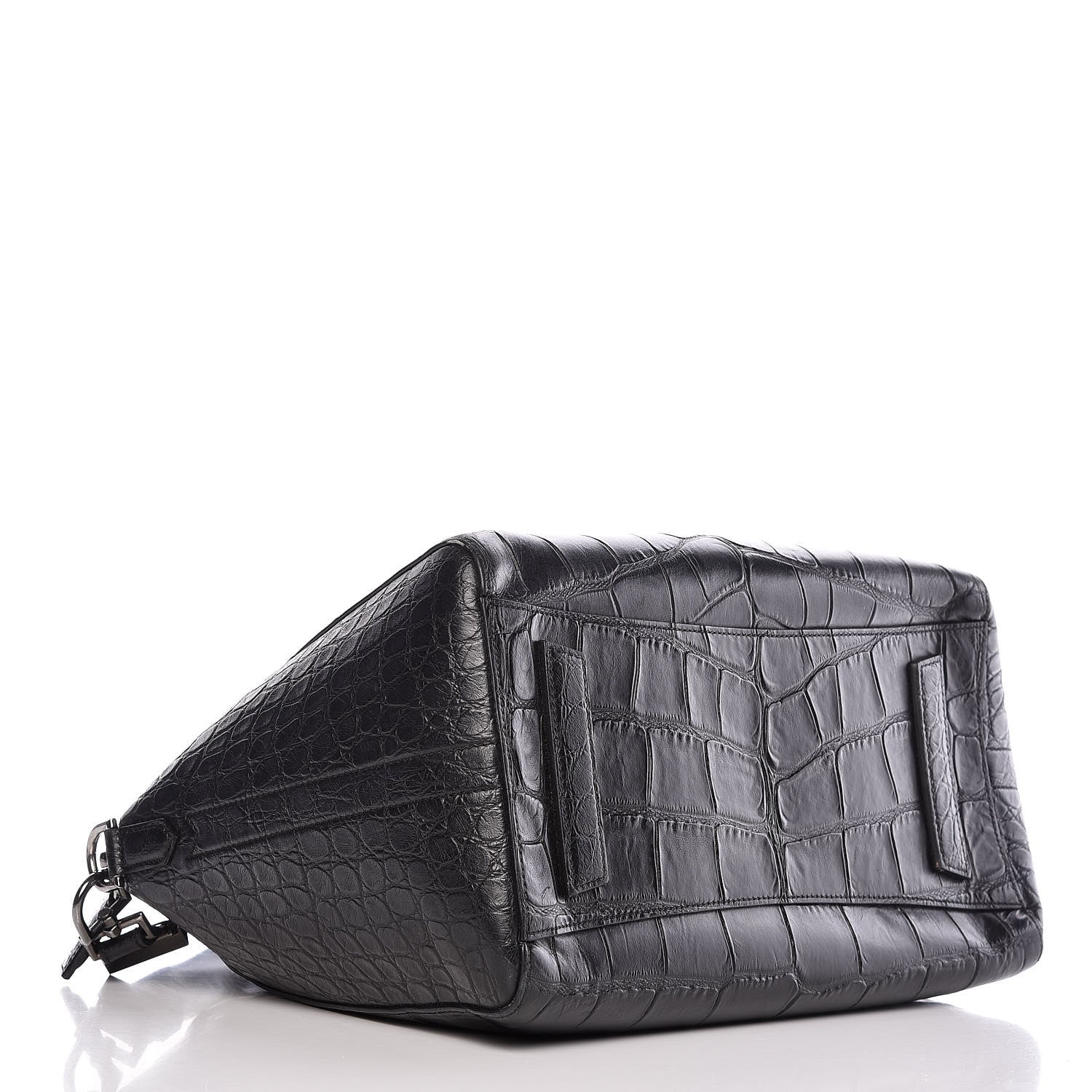 Givenchy Calfskin Crocodile Embossed Medium Antigona Black 4 of 12