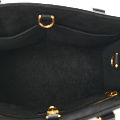 Louis Vuitton Grained Calfskin Studded Monogram Giant Onthego PM Black 6 of 9