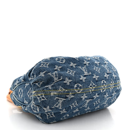 Louis Vuitton Monogram Denim Pleaty Blue 4 of 9