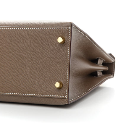 Hermes Epsom Kelly Sellier 28 Etoupe 17 of 39