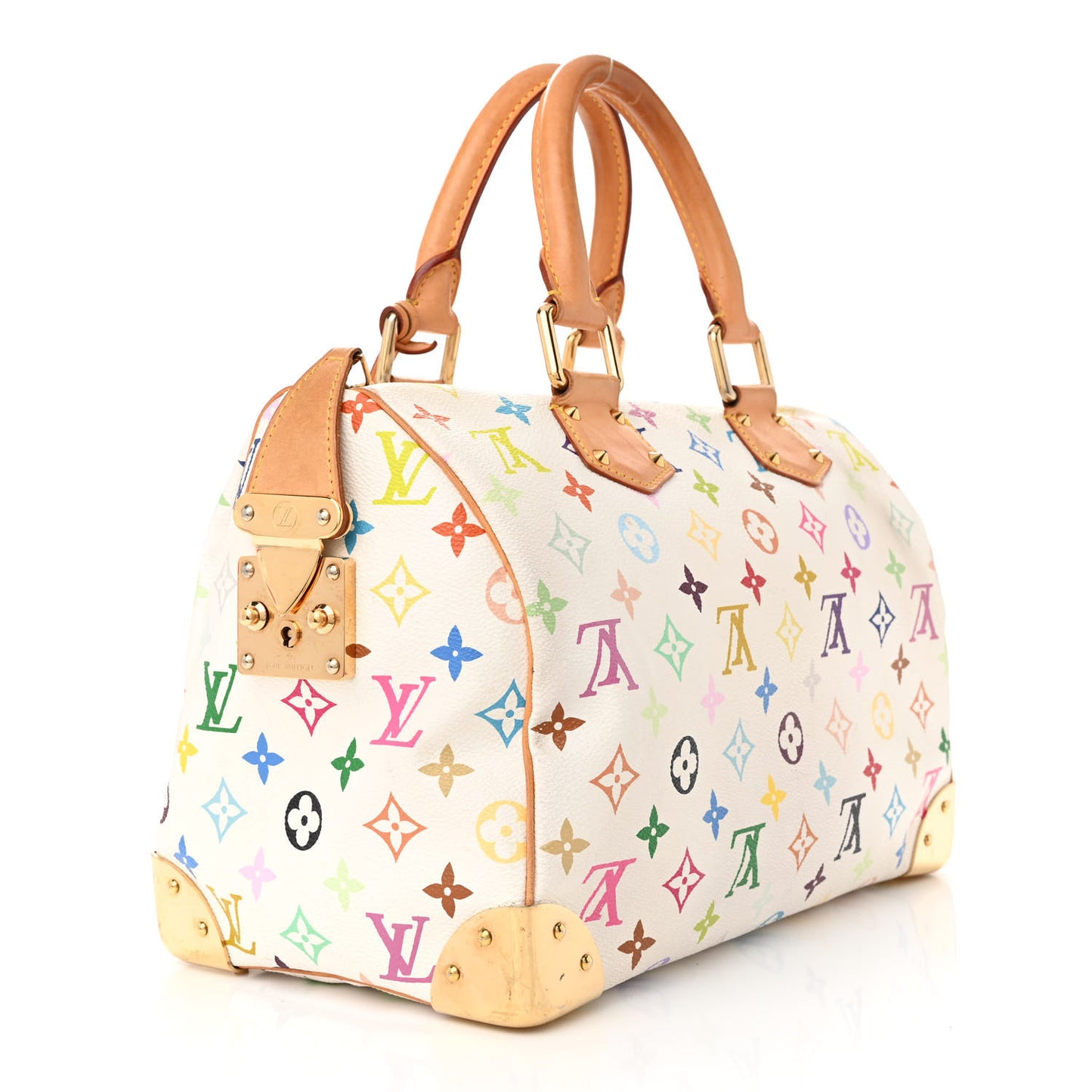 Monogram Multicolor Speedy 30 White