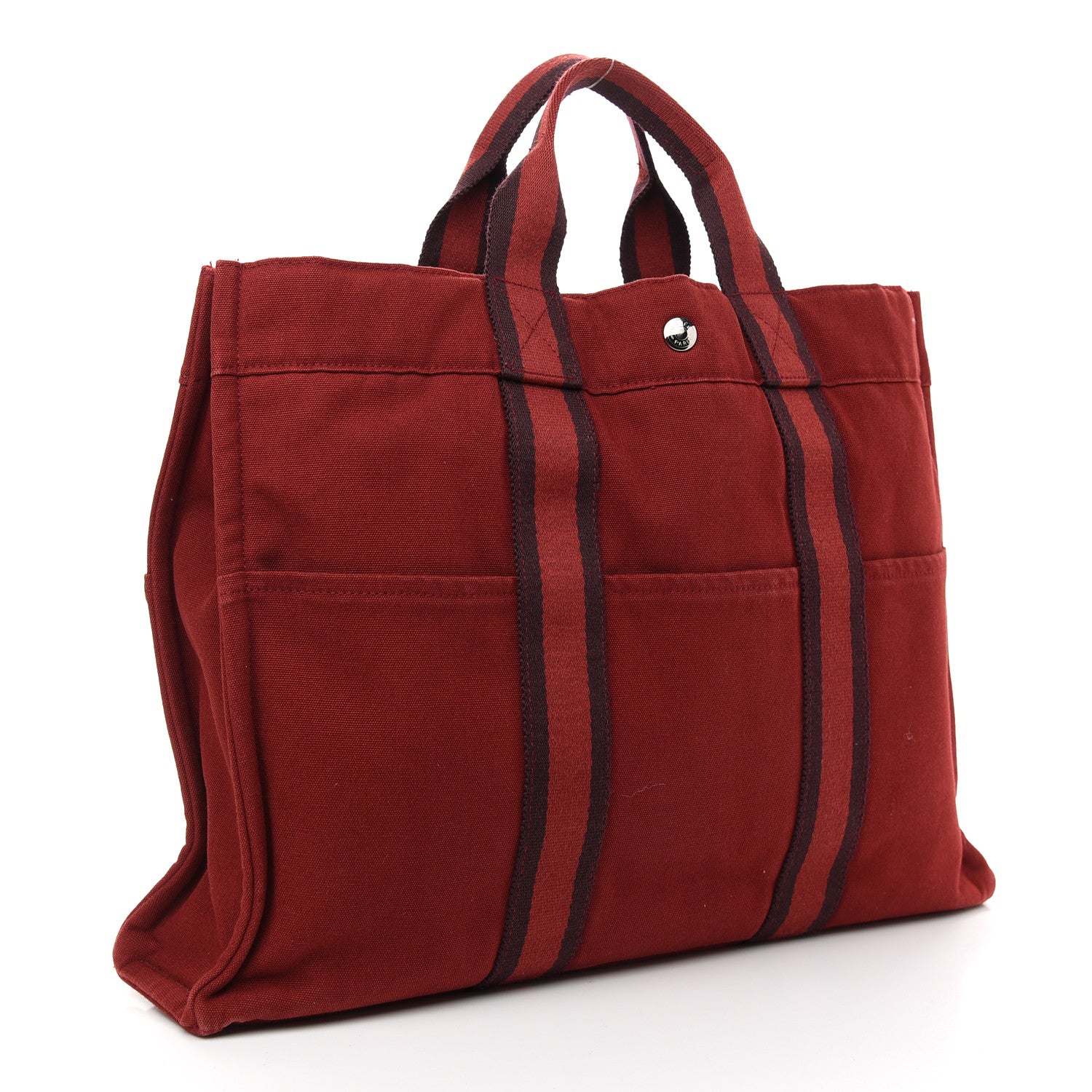 Hermes Canvas Fourre Tout MM Red 3 of 9