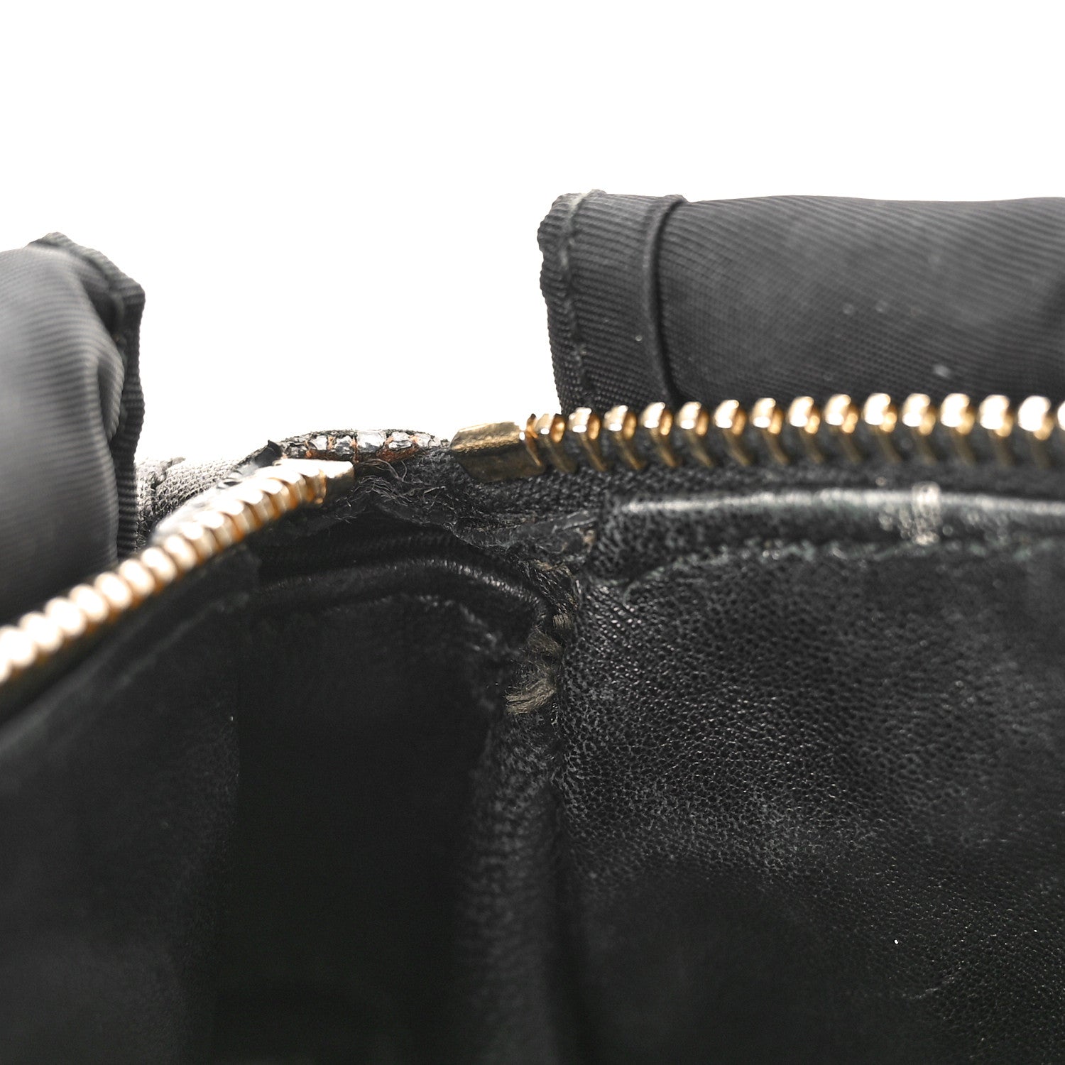 Prada Tessuto Nylon Gaufre Shopping Satchel Black 11 of 12