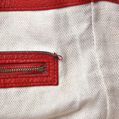 Gucci Pebbled Calfskin Medium Soho Shoulder Bag Red 19 of 19
