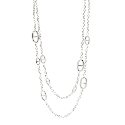 Hermes Sterling Silver Farandole Necklace 120 1 of 6
