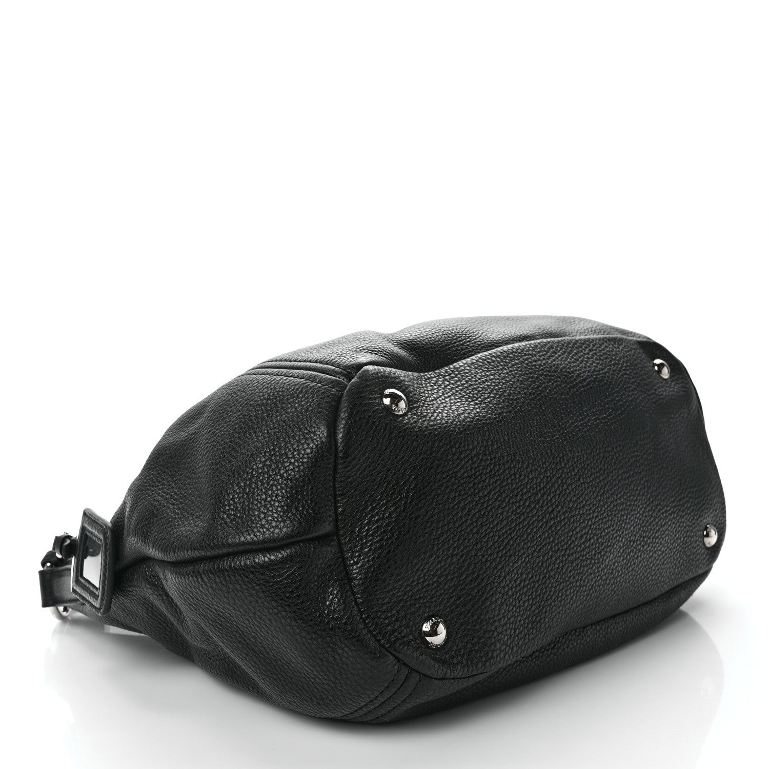 Prada Vitello Phenix Hobo Black 4 of 12