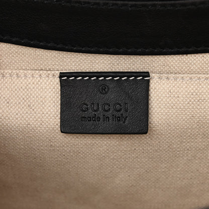 Gucci Guccissima Medium Emily Chain Shoulder Bag Black 6 of 12