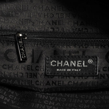 Chanel Distressed Lambskin Vintage Ligne Lady Braid XL Tote Black 6 of 7