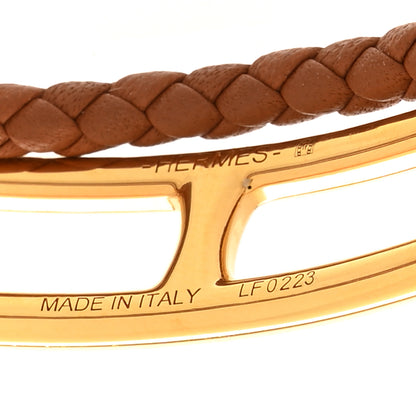 Hermes Swift Roulis Double Tour Bracelet T2 Gold 4 of 5