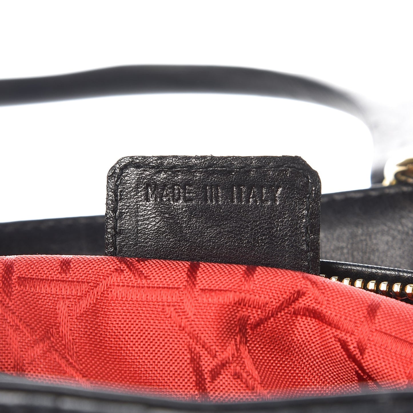 Lambskin Cannage Medium Lady Dior Black