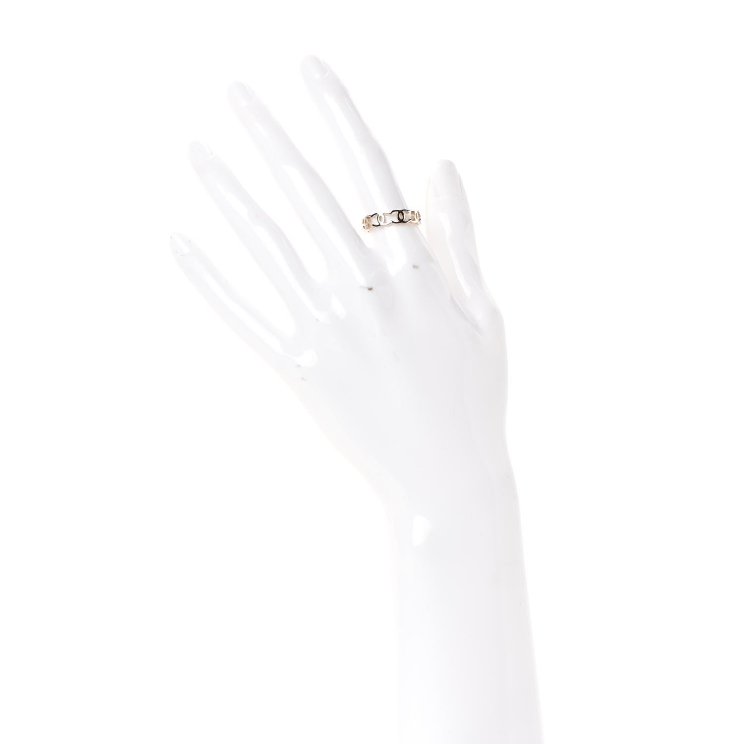 Chanel Metal CC Ring 6 52 Gold 2 of 4